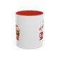 Merry Christmas Home Sweet Home Gift | 11oz | 15oz | White Color Rimmed Mug | Girl Soccer Player