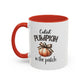 Cutest Pumpkin In The Patch Home Sweet Home Gift | 11oz | 15oz | White Color Rimmed Mug | Girl Soccer Player