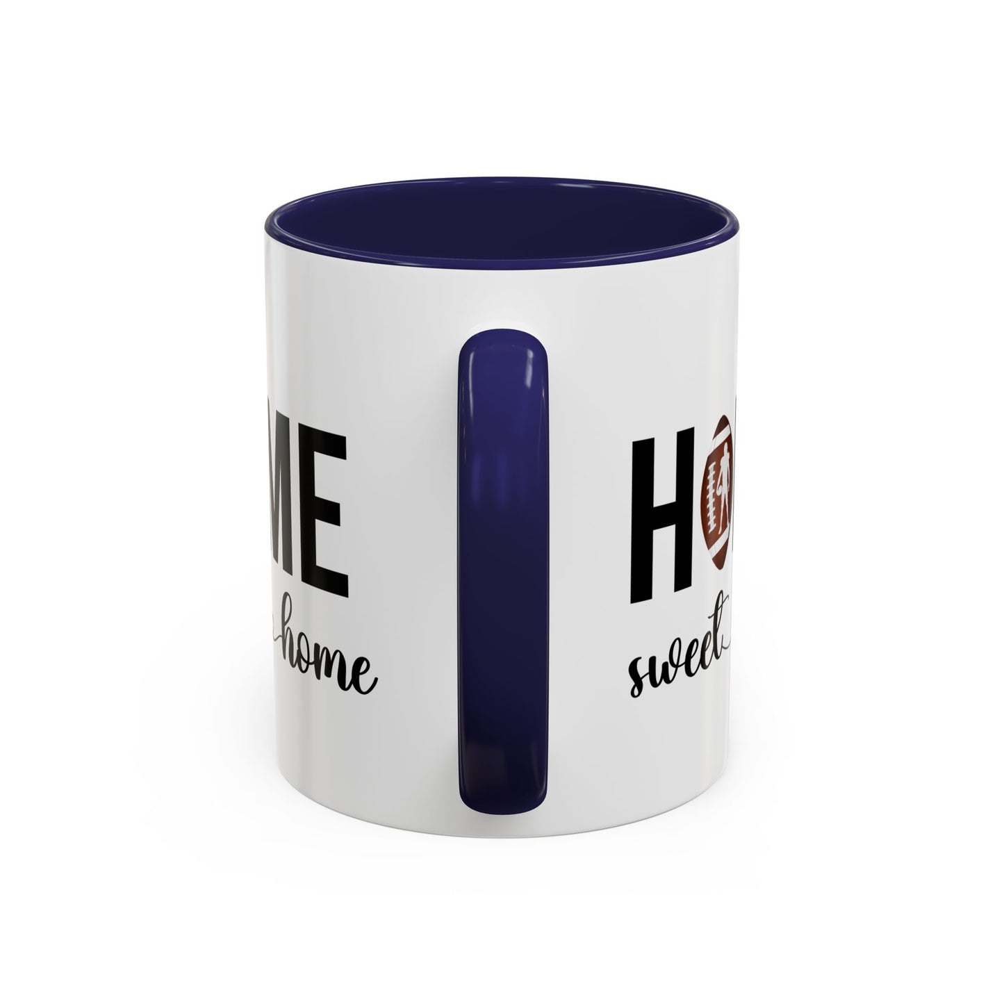 Football Player Home Sweet Home Gift | 11oz | 15oz | White Color Rimmed Mug