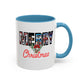 Merry Christmas Home Sweet Home Gift | 11oz | 15oz | White Color Rimmed Mug | Girl Soccer Player