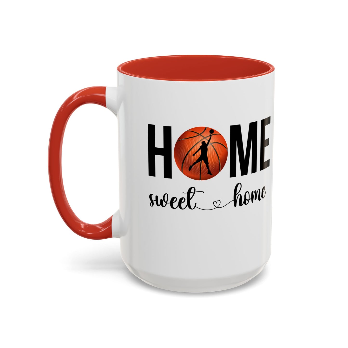 Bake, Sip Hot Cocoa  Home Sweet Home Gift | 11oz | 15oz | White Color Rimmed Mug