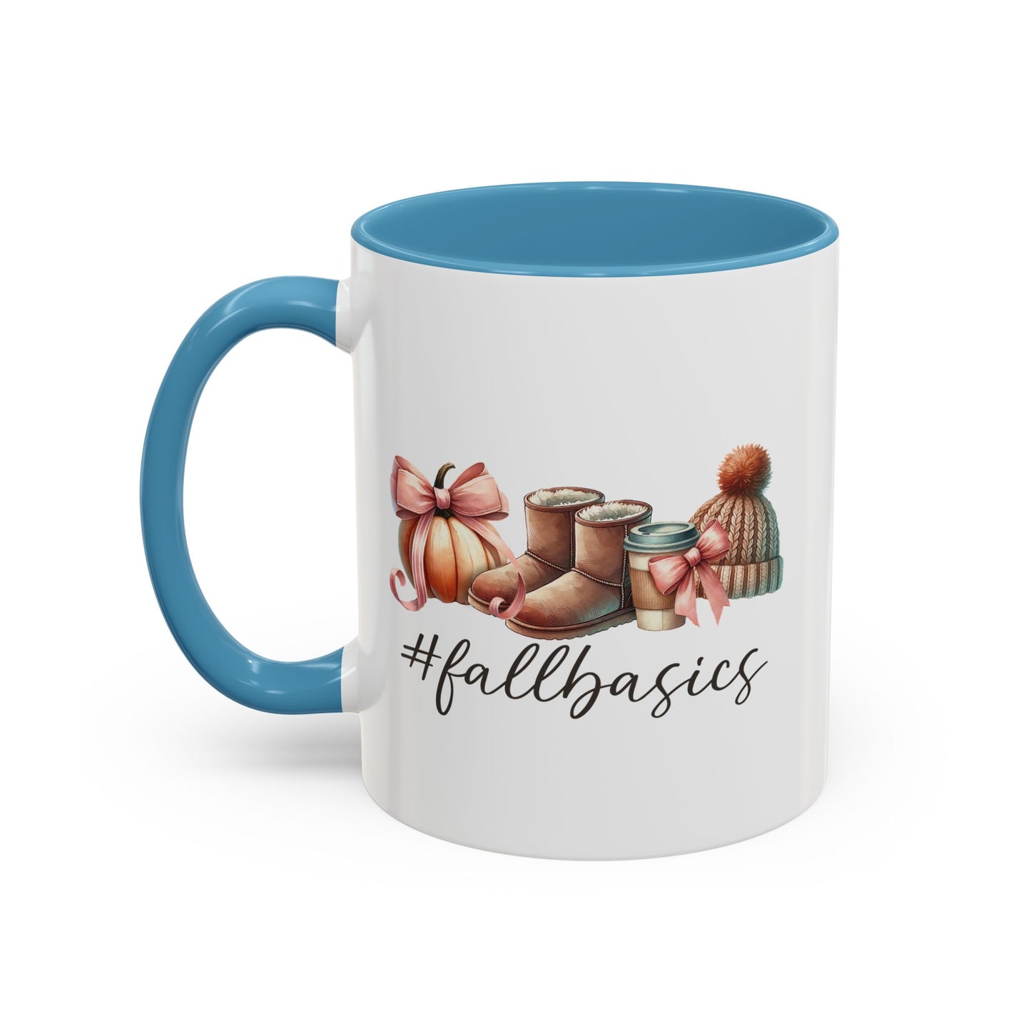 Fall Basics for a Cozy Season Home Sweet Home Gift | 11oz | 15oz | White Color Rimmed Mug