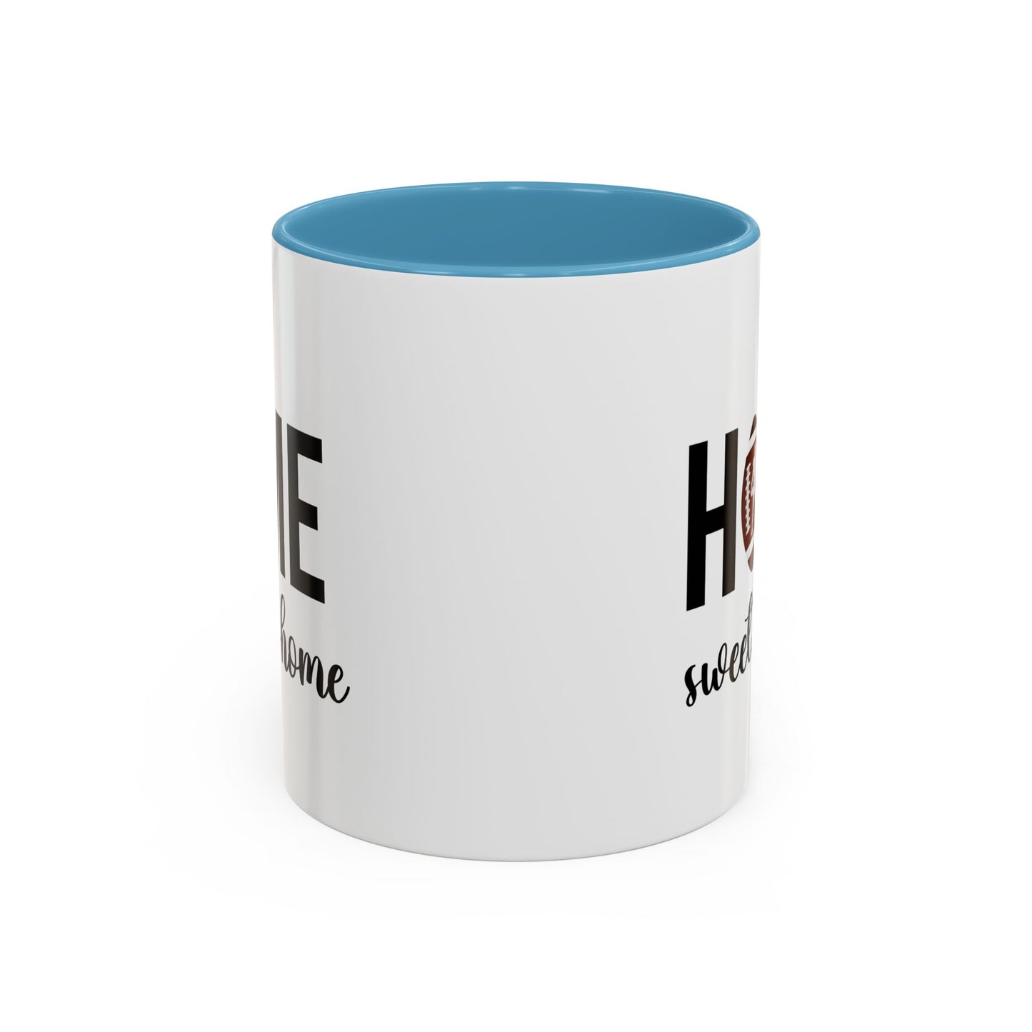 Football Player Home Sweet Home Gift | 11oz | 15oz | White Color Rimmed Mug