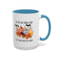 Air Turn Crisp Sweet Home Gift | 11oz | 15oz | White Color Rimmed Mug | Girl Soccer Player