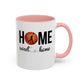 Bake, Sip Hot Cocoa  Home Sweet Home Gift | 11oz | 15oz | White Color Rimmed Mug