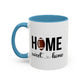 Football Player Home Sweet Home Gift | 11oz | 15oz | White Color Rimmed Mug