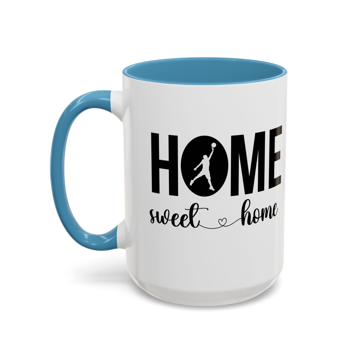 Football Player Home Sweet Home Gift | 11oz | 15oz | White Color Rimmed Mug