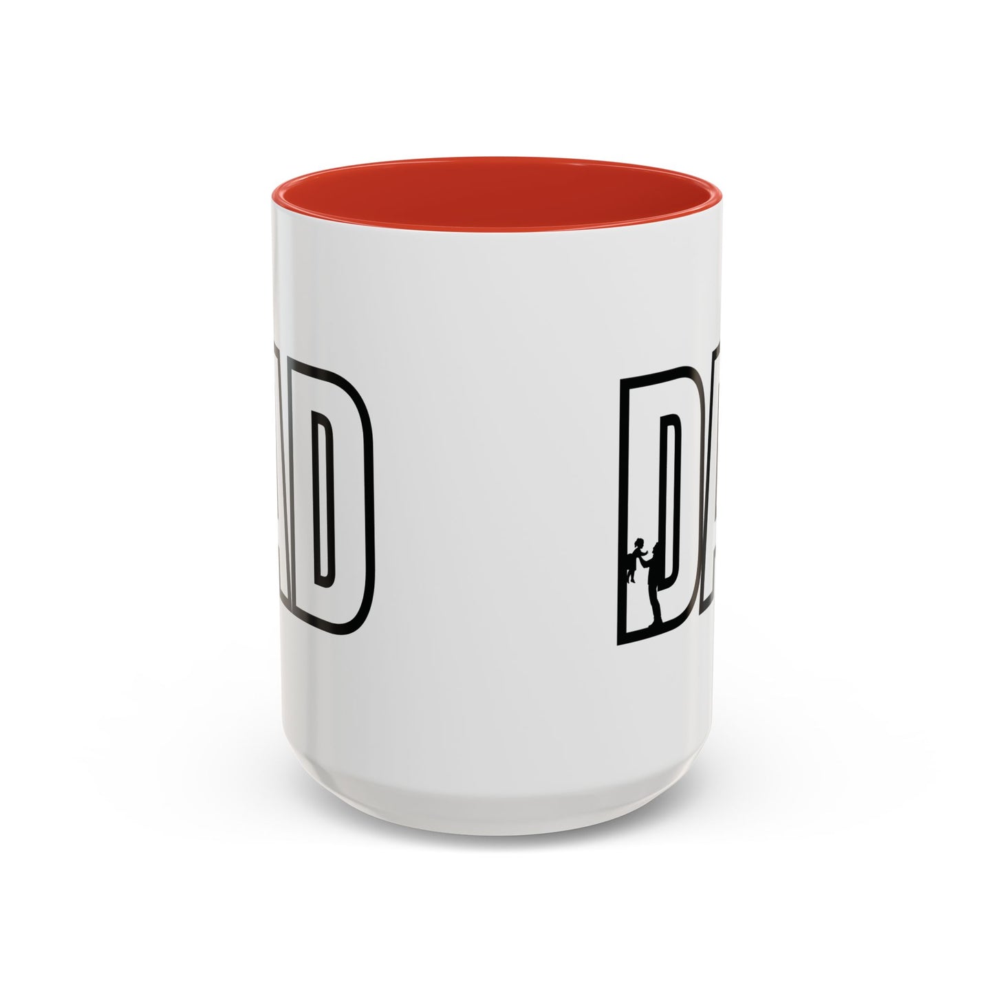 Unique Dad Father's Day Gift | White 11oz Color Rimmed Mug