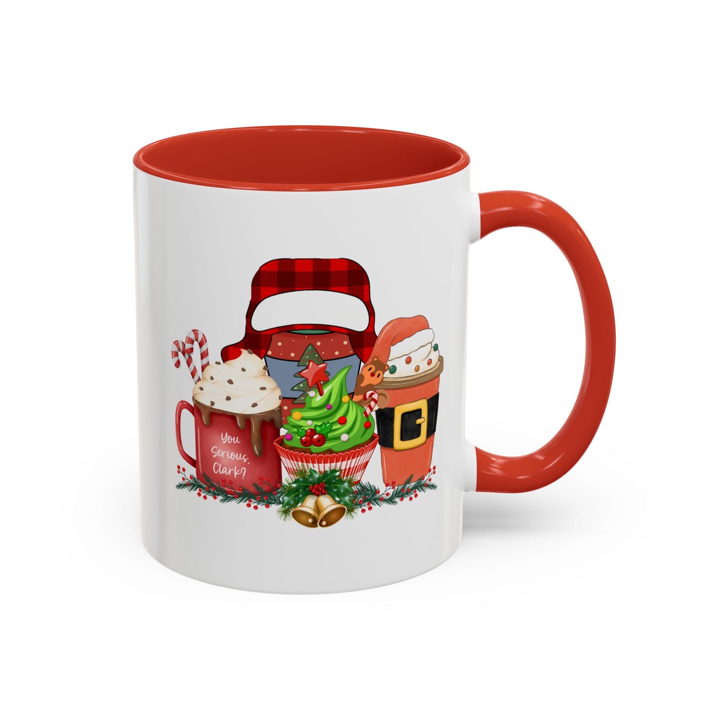 Merry Christmas Home Sweet Home Gift | 11oz | 15oz | White Color Rimmed Mug | Girl Soccer Player