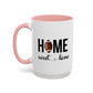 Football Player Home Sweet Home Gift | 11oz | 15oz | White Color Rimmed Mug