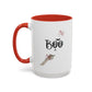 Boo Home Sweet Home Gift | 11oz | 15oz | White Color Rimmed Mug | Girl Soccer Player