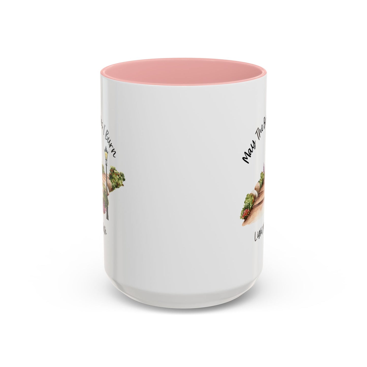 May The Bridges I Burn Light The Way Home Sweet Home Gift | 11oz | 15oz | White Color Rimmed Mug | Girl Soccer Player