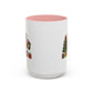 Ho Home Sweet Home Gift | 11oz | 15oz | White Color Rimmed Mug | Girl Soccer Player