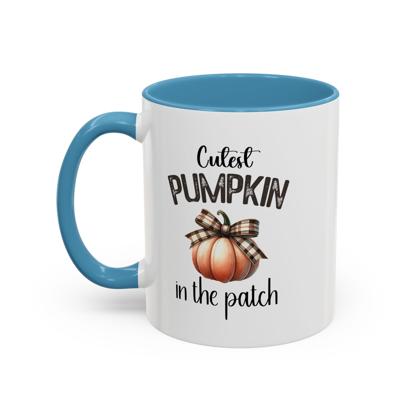 Cutest Pumpkin In The Patch Home Sweet Home Gift | 11oz | 15oz | White Color Rimmed Mug | Girl Soccer Player