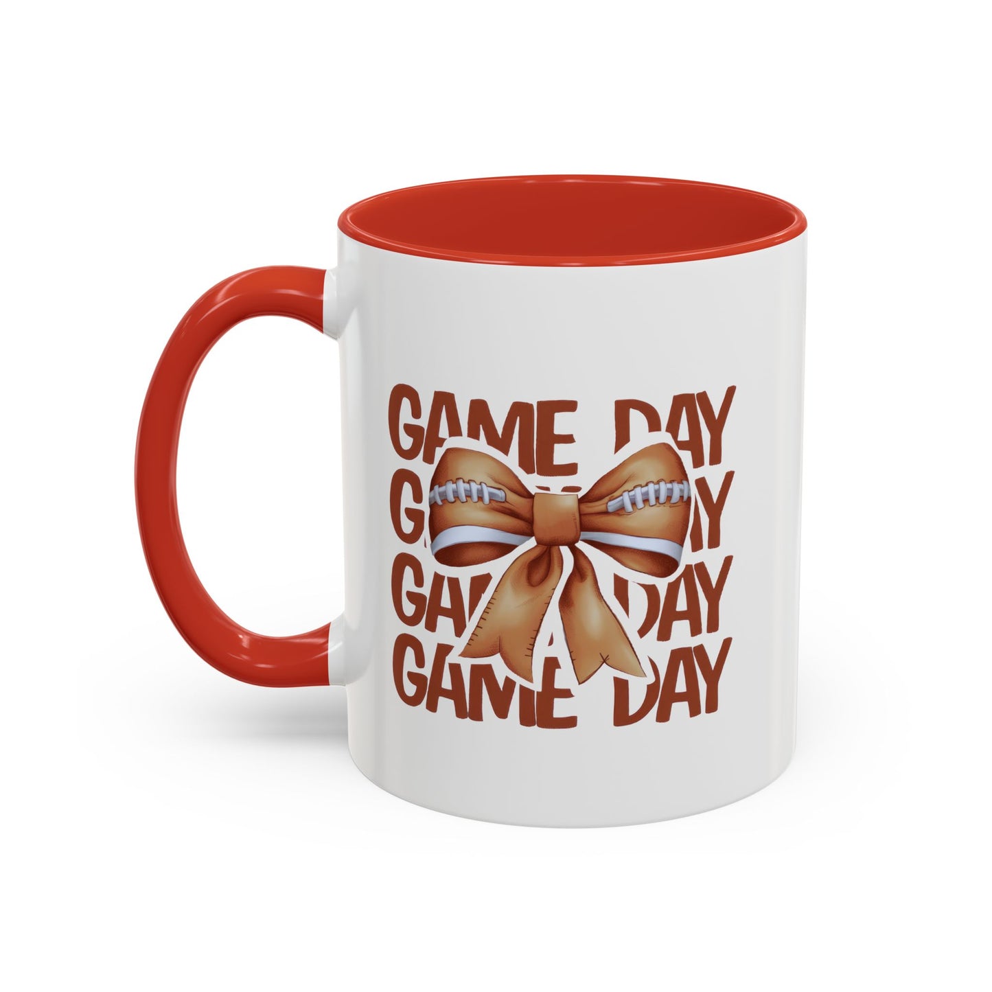 Game Day Home Sweet Home Gift | 11oz | 15oz | White Color Rimmed Mug | Girl Soccer Player