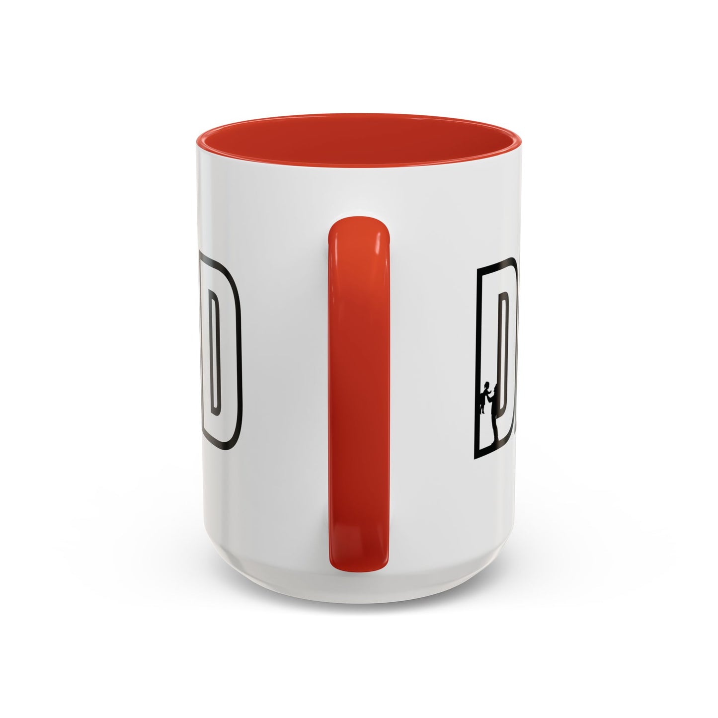 Unique Dad Father's Day Gift | White 11oz Color Rimmed Mug