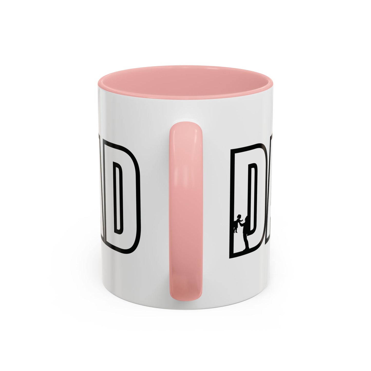 Unique Dad Father's Day Gift | White 11oz Color Rimmed Mug