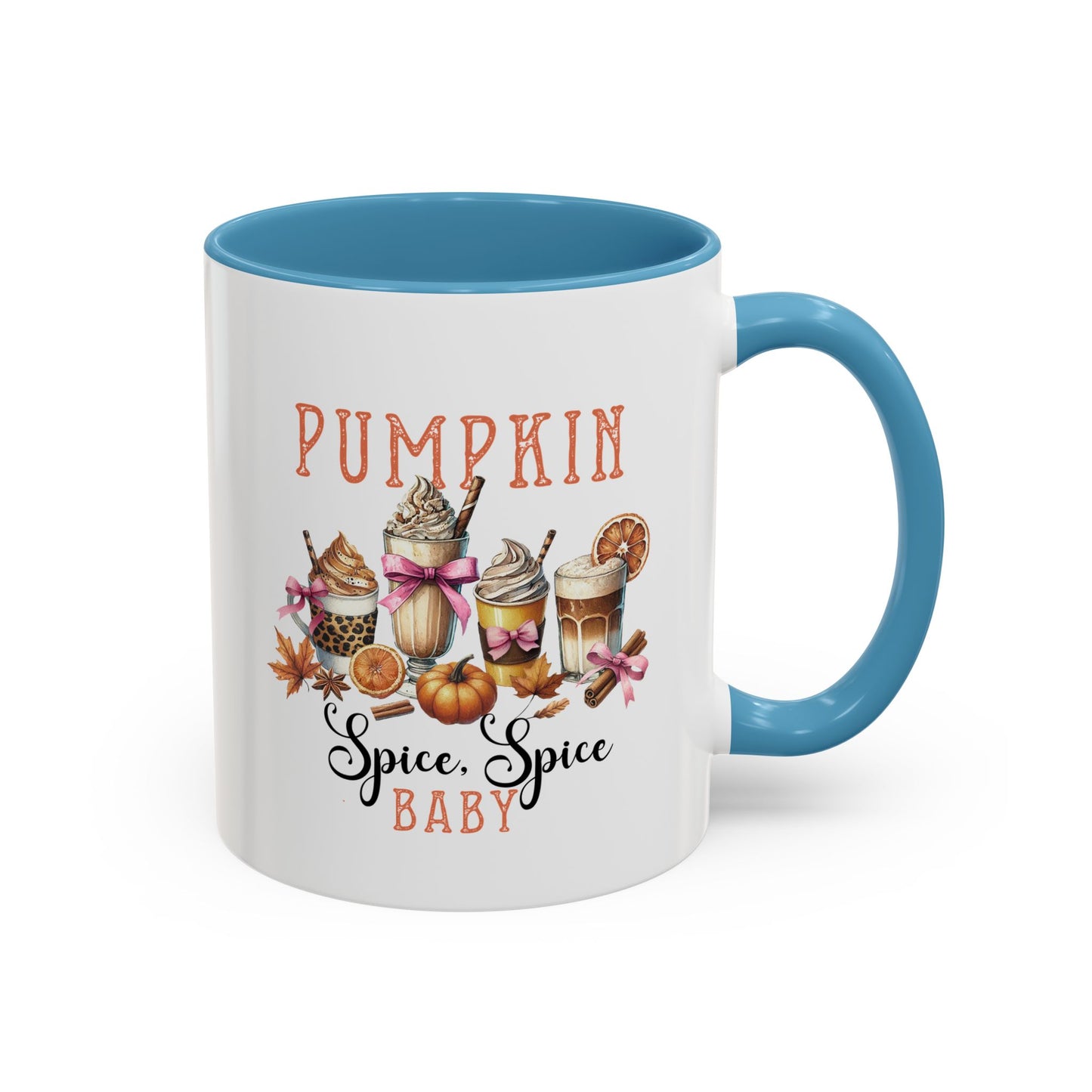 Pumpkin Spice Baby Home Sweet Home Gift | 11oz | 15oz | White Color Rimmed Mug