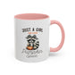 Girl Loves Pumpkin Spice Home Sweet Home Gift | 11oz | 15oz | White Color Rimmed Mug | Girl Soccer Player