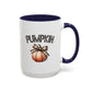 Pumpkin Home Sweet Home Gift | 11oz | 15oz | White Color Rimmed Mug | Girl Soccer Player