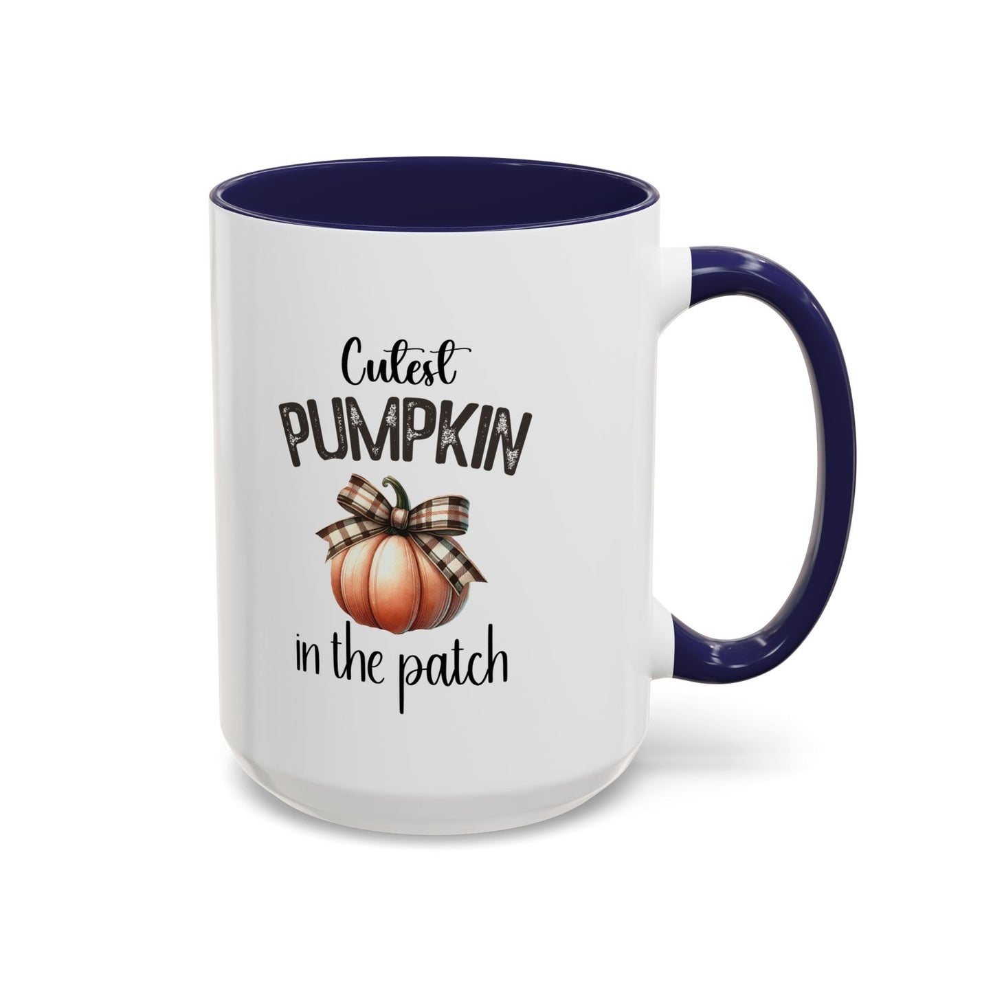 Cutest Pumpkin In The Patch Home Sweet Home Gift | 11oz | 15oz | White Color Rimmed Mug | Girl Soccer Player