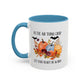 Air Turn Crisp Sweet Home Gift | 11oz | 15oz | White Color Rimmed Mug | Girl Soccer Player