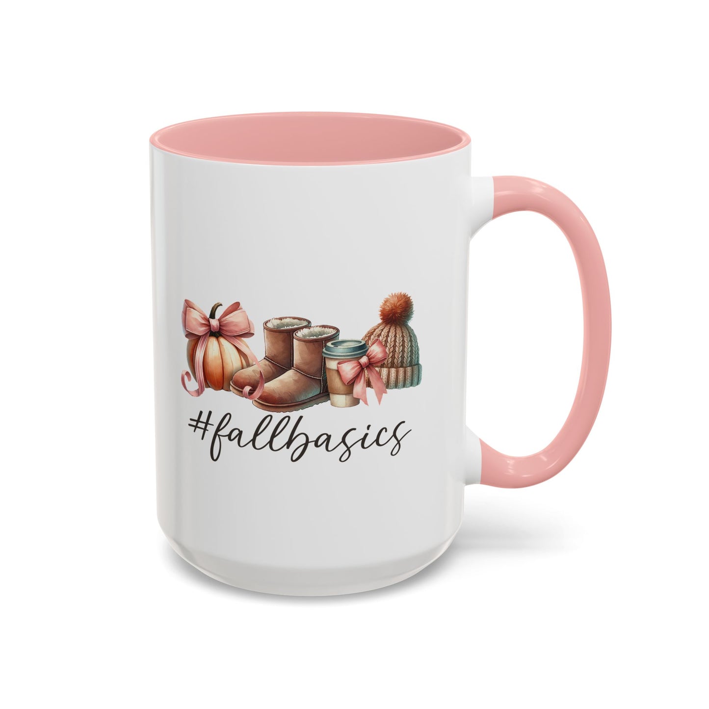 Fall Basics for a Cozy Season Home Sweet Home Gift | 11oz | 15oz | White Color Rimmed Mug