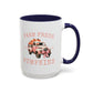 Farm Fresh Pumpkins Home Sweet Home Gift | 11oz | 15oz | White Color Rimmed Mug | Girl Soccer Player