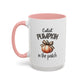 Cutest Pumpkin In The Patch Home Sweet Home Gift | 11oz | 15oz | White Color Rimmed Mug | Girl Soccer Player