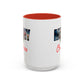 Merry Christmas Home Sweet Home Gift | 11oz | 15oz | White Color Rimmed Mug | Girl Soccer Player