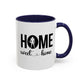 Football Player Home Sweet Home Gift | 11oz | 15oz | White Color Rimmed Mug