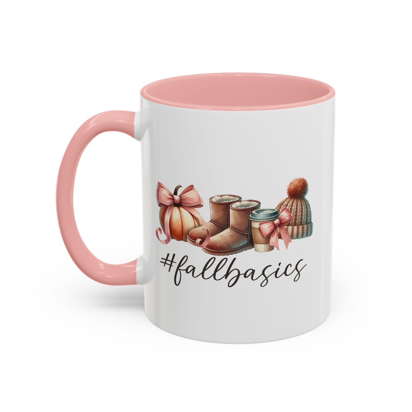 Fall Basics for a Cozy Season Home Sweet Home Gift | 11oz | 15oz | White Color Rimmed Mug