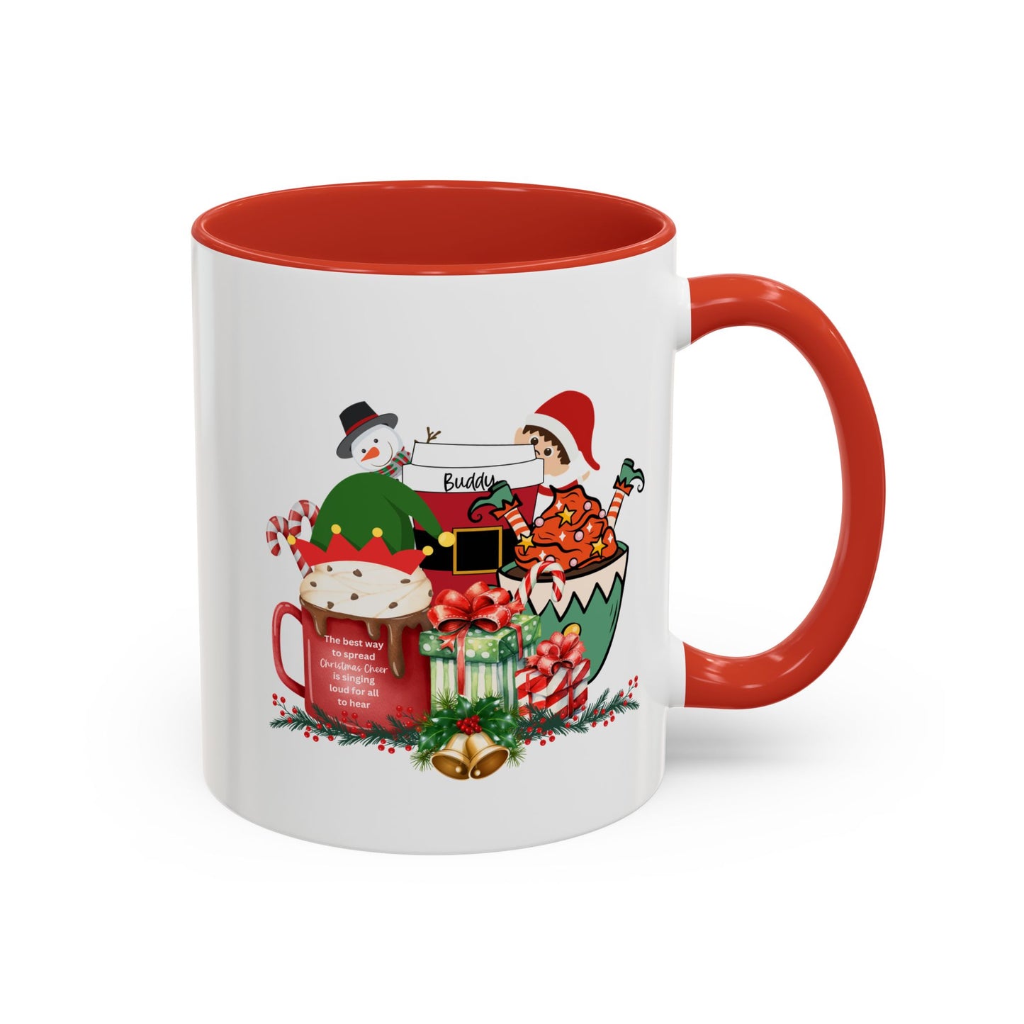 Merry Christmas with a Bang Home Sweet Home Gift | 11oz | 15oz | White Color Rimmed Mug | Girl Soccer Player