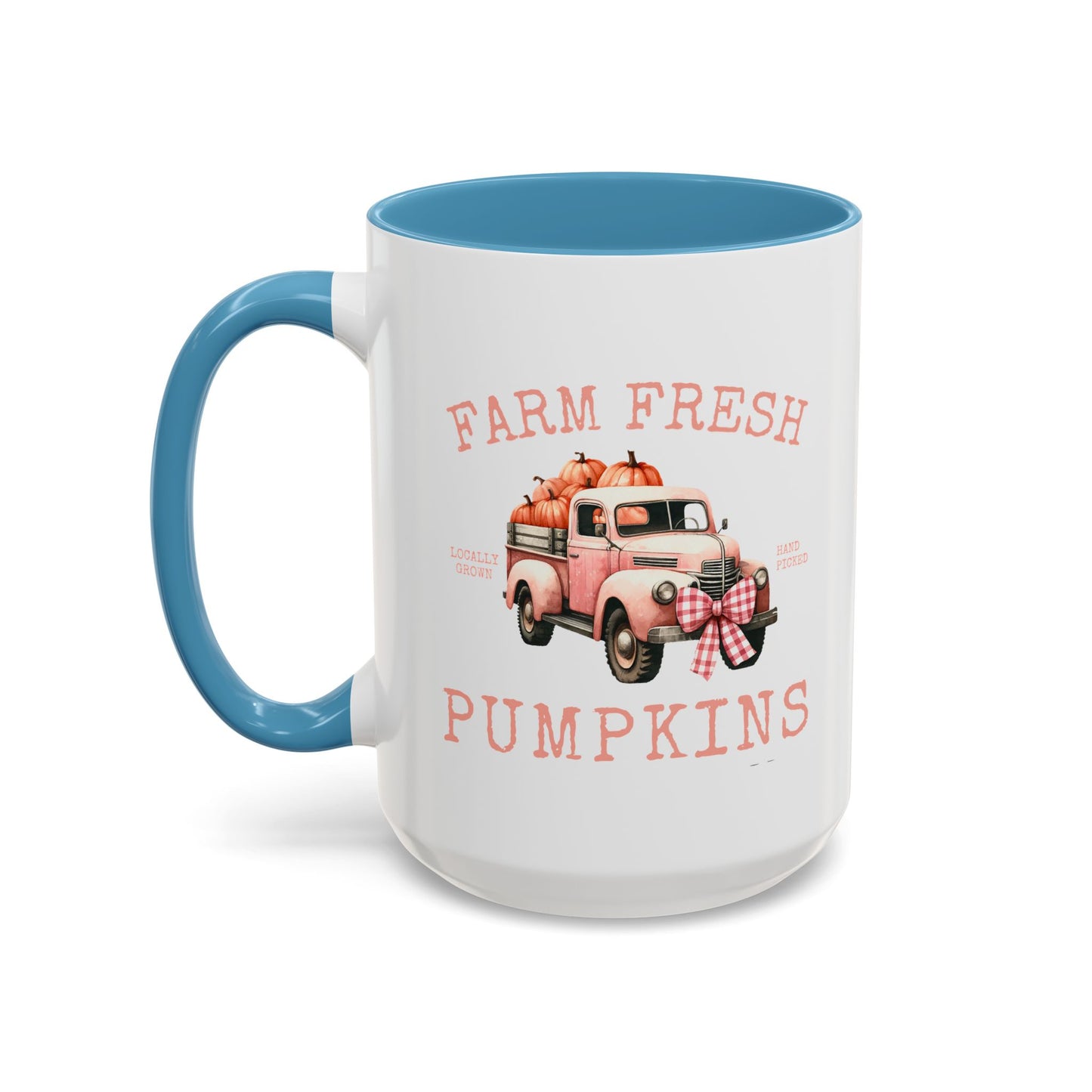 Farm Fresh Pumpkins Home Sweet Home Gift | 11oz | 15oz | White Color Rimmed Mug | Girl Soccer Player