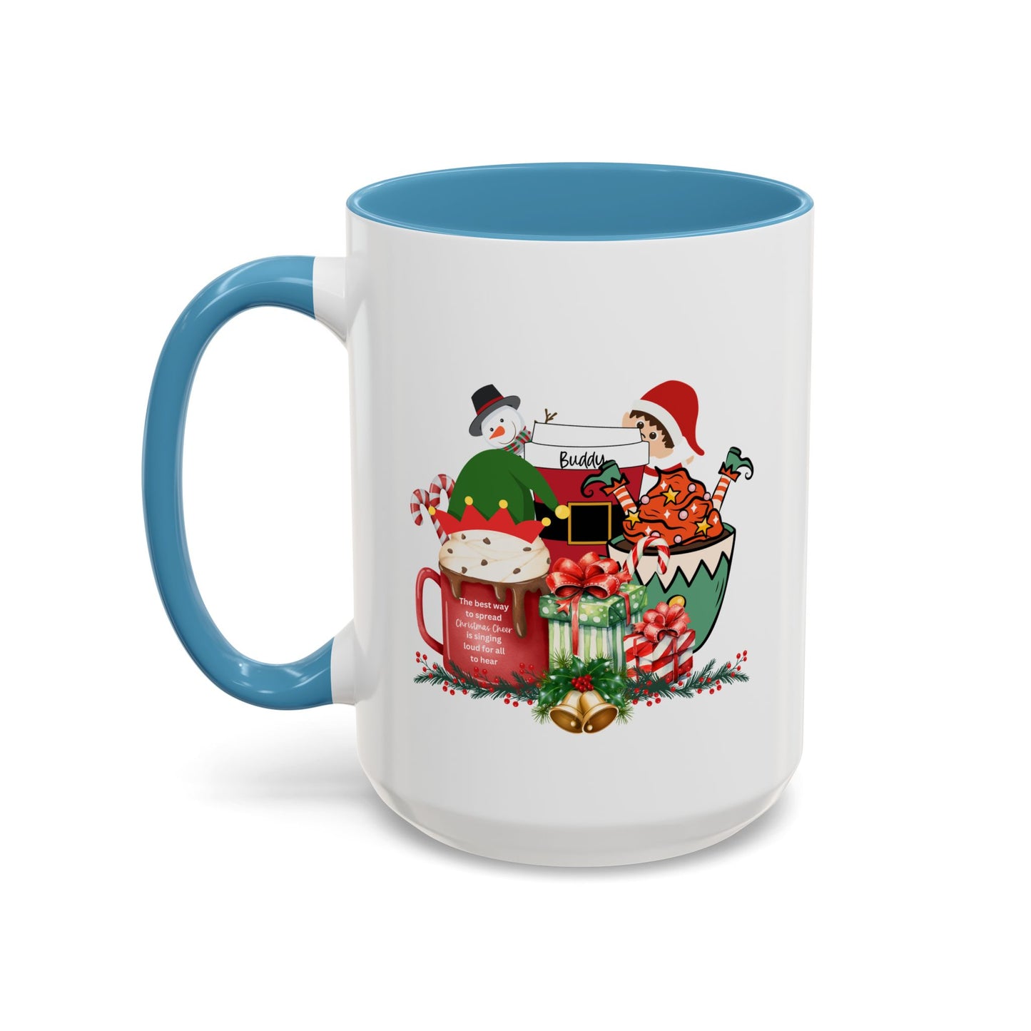 Merry Christmas with a Bang Home Sweet Home Gift | 11oz | 15oz | White Color Rimmed Mug | Girl Soccer Player