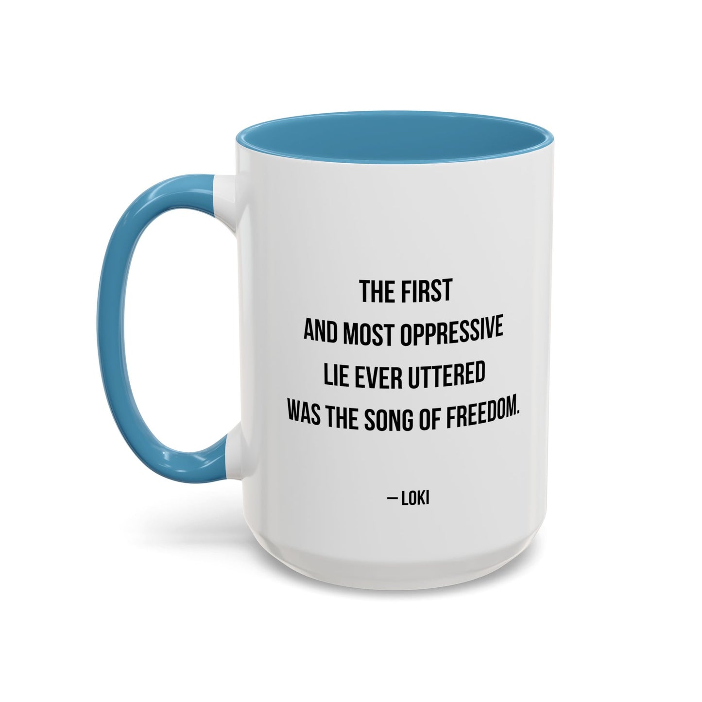 Freedom Home Sweet Home Gift | 11oz | 15oz | White Color Rimmed Mug | Girl Soccer Player