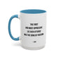 Freedom Home Sweet Home Gift | 11oz | 15oz | White Color Rimmed Mug | Girl Soccer Player