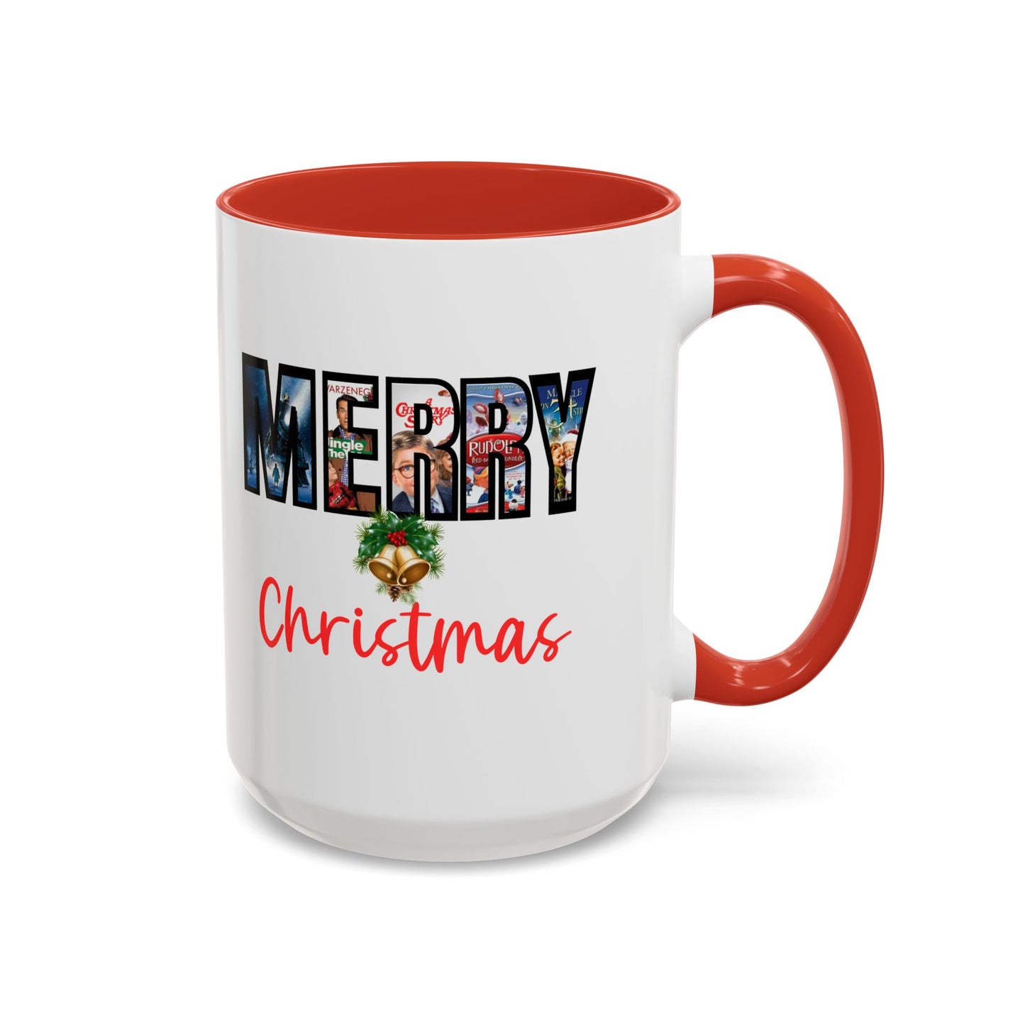 Merry Christmas Home Sweet Home Gift | 11oz | 15oz | White Color Rimmed Mug