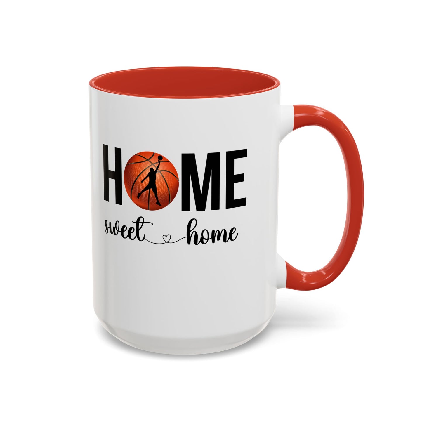 Bake, Sip Hot Cocoa  Home Sweet Home Gift | 11oz | 15oz | White Color Rimmed Mug