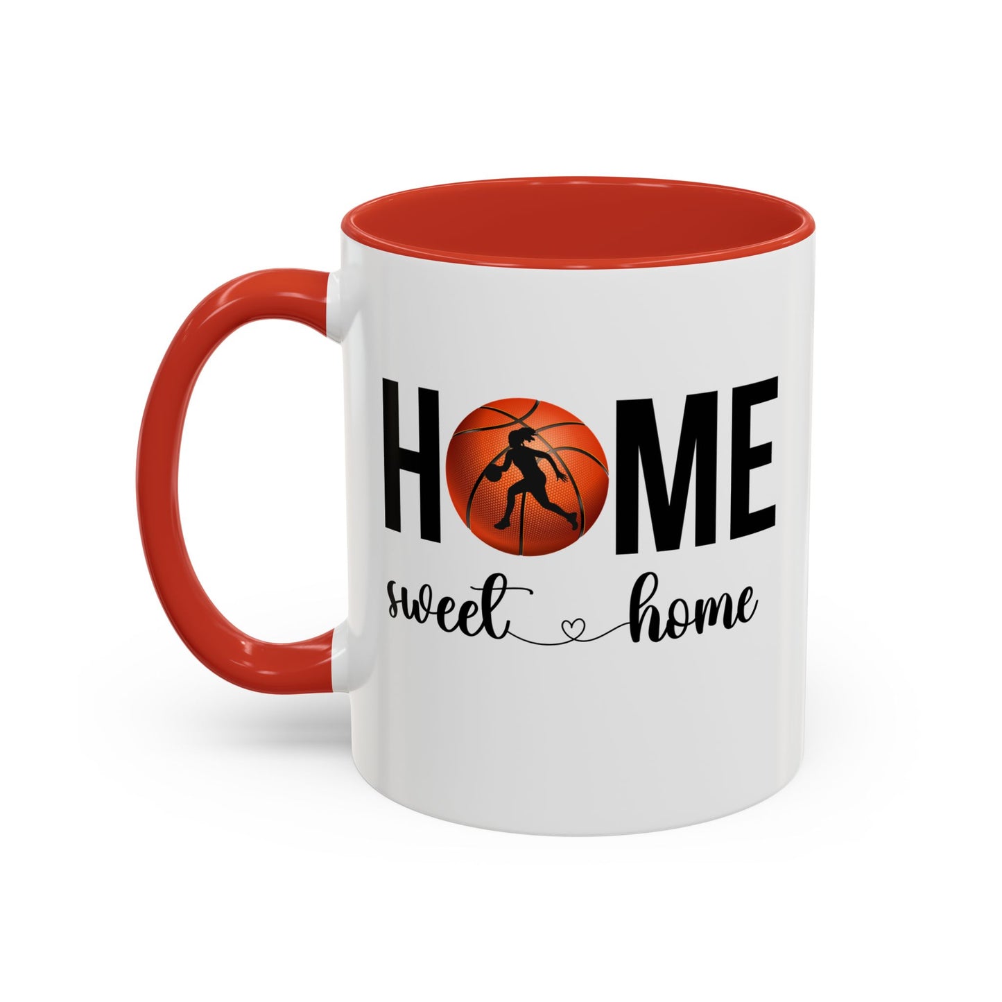 Bake, Sip Hot Cocoa and  Home Sweet Home Gift | 11oz | 15oz | White Color Rimmed Mug