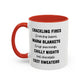 Crackling Fires Home Sweet Home Gift | 11oz | 15oz | White Color Rimmed Mug | Girl Soccer Player