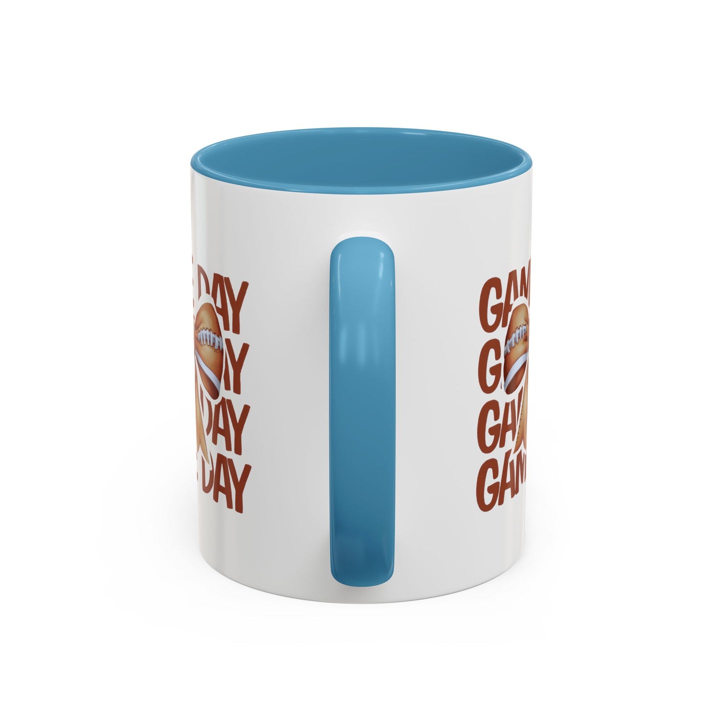 Game Day Home Sweet Home Gift | 11oz | 15oz | White Color Rimmed Mug | Girl Soccer Player