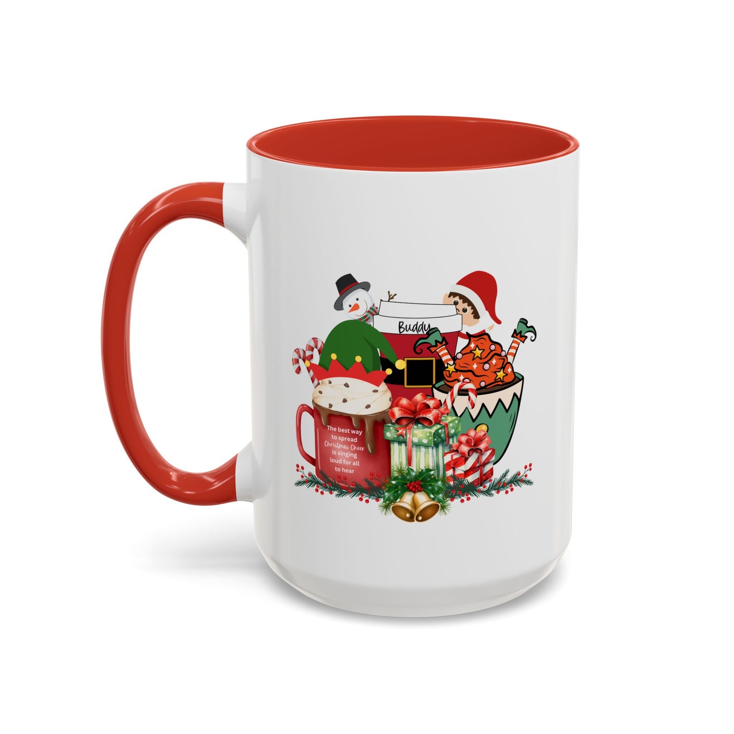 Merry Christmas with a Bang Home Sweet Home Gift | 11oz | 15oz | White Color Rimmed Mug | Girl Soccer Player