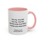 Resilience in the Face of Struggle Home Sweet Home Gift | 11oz | 15oz | White Color Rimmed Mug | Gir