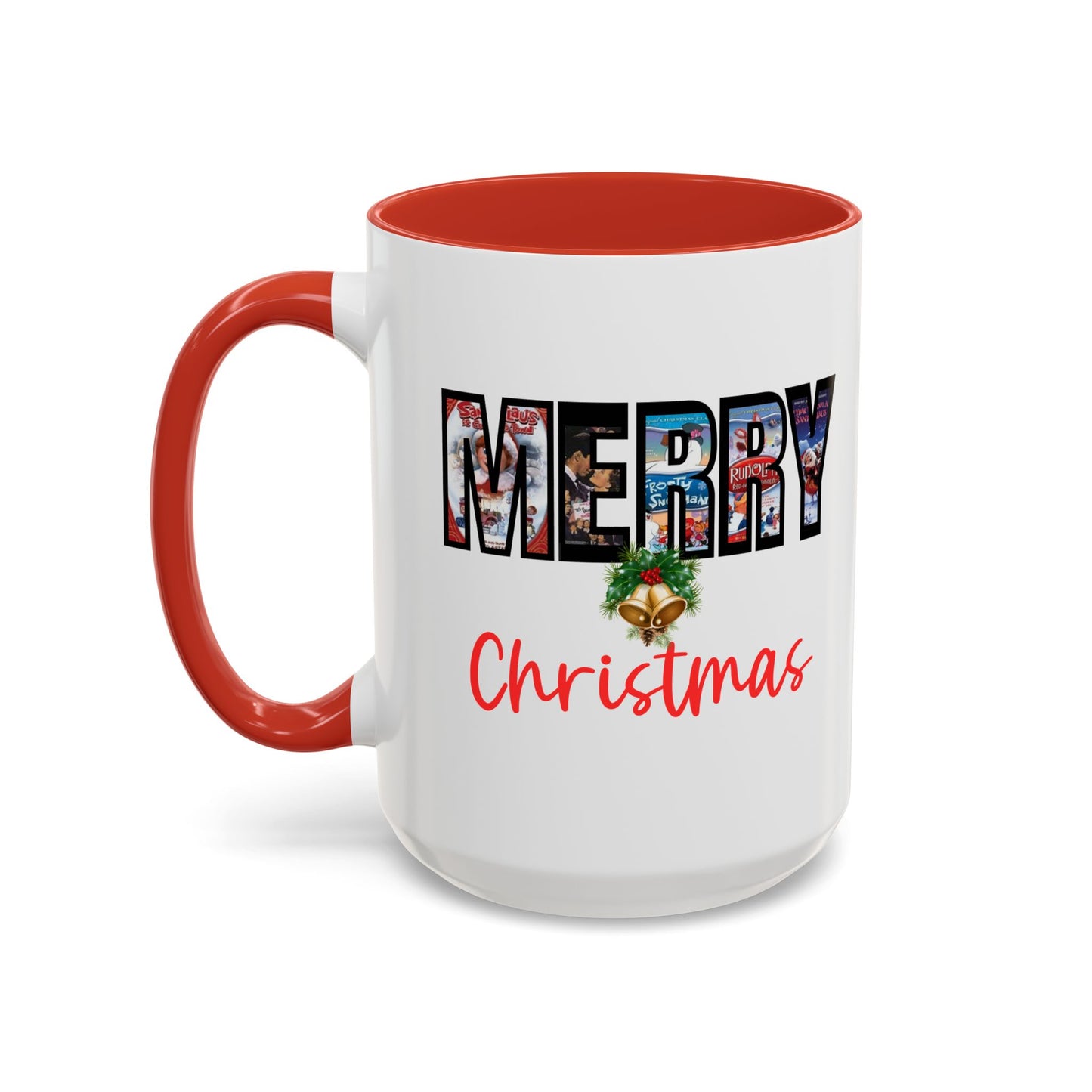 Merry Christmas Home Sweet Home Gift | 11oz | 15oz | White Color Rimmed Mug