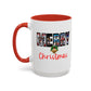 Merry Christmas Home Sweet Home Gift | 11oz | 15oz | White Color Rimmed Mug