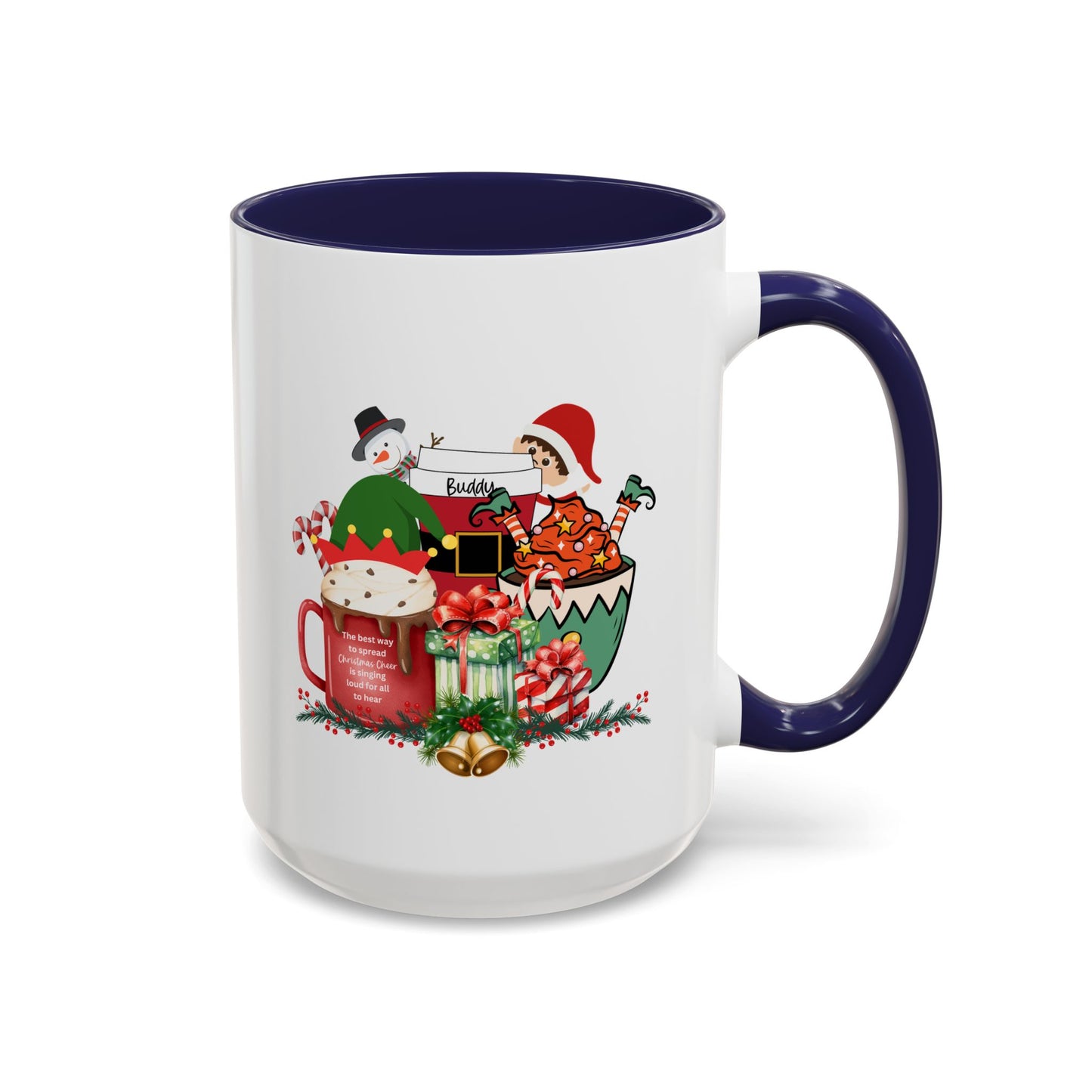 Merry Christmas with a Bang Home Sweet Home Gift | 11oz | 15oz | White Color Rimmed Mug | Girl Soccer Player