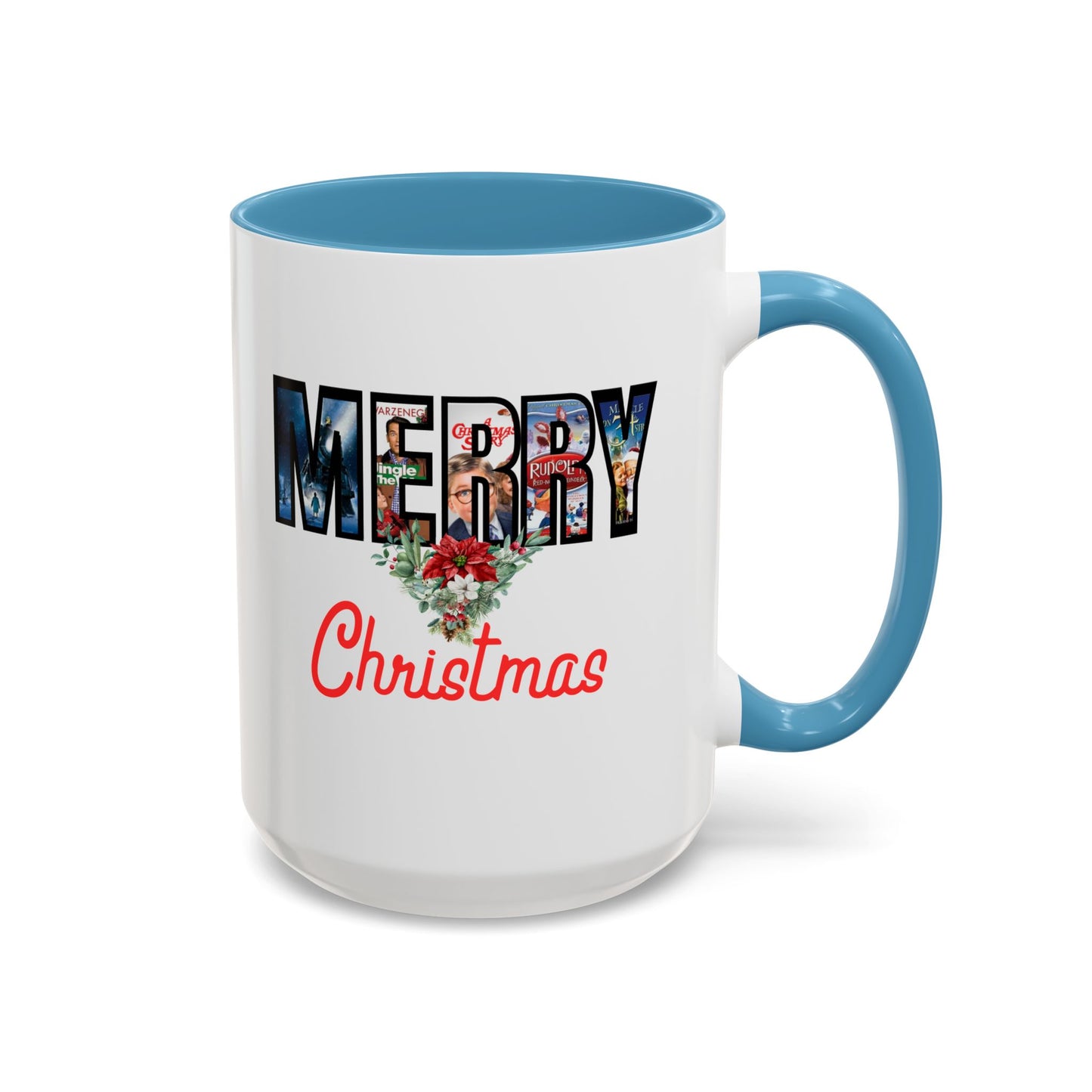 Merry Christmas Home Sweet Home Gift | 11oz | 15oz | White Color Rimmed Mug | Girl Soccer Player