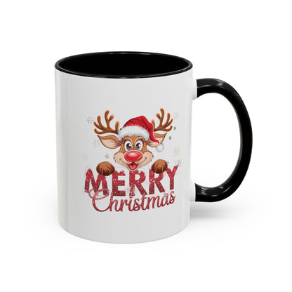 Merry Christmas Home Sweet Home Gift | 11oz | 15oz | White Color Rimmed Mug