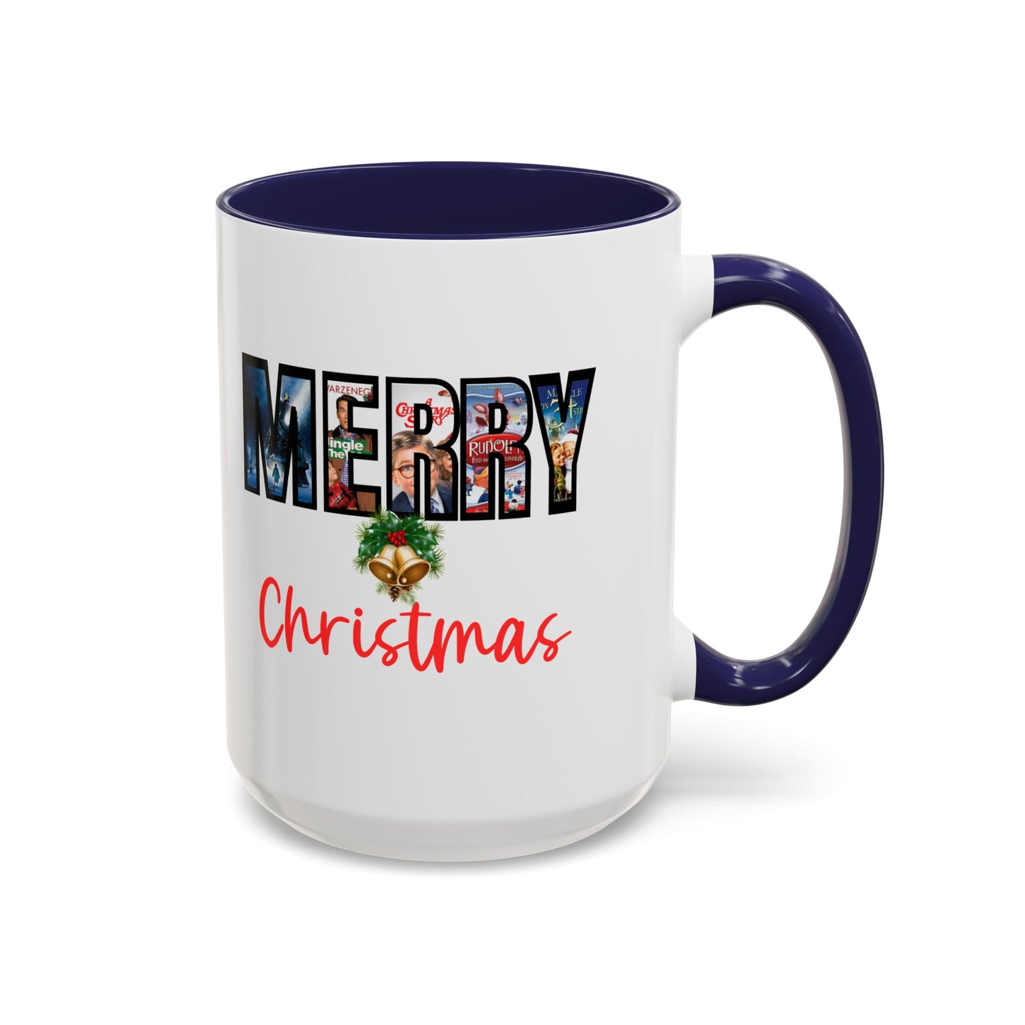 Merry Christmas Home Sweet Home Gift | 11oz | 15oz | White Color Rimmed Mug